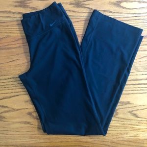 Nike - black full-length workout pants - size S